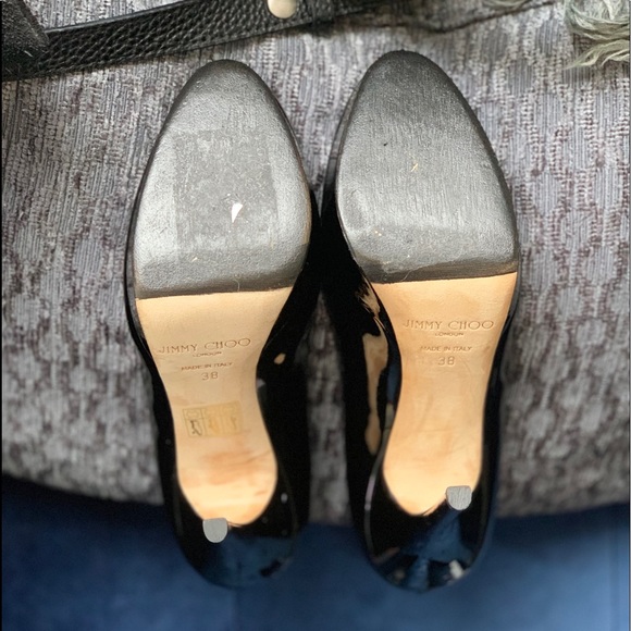 Gorgeous Black Jimmy Choo Platforms - Picture 2 of 8